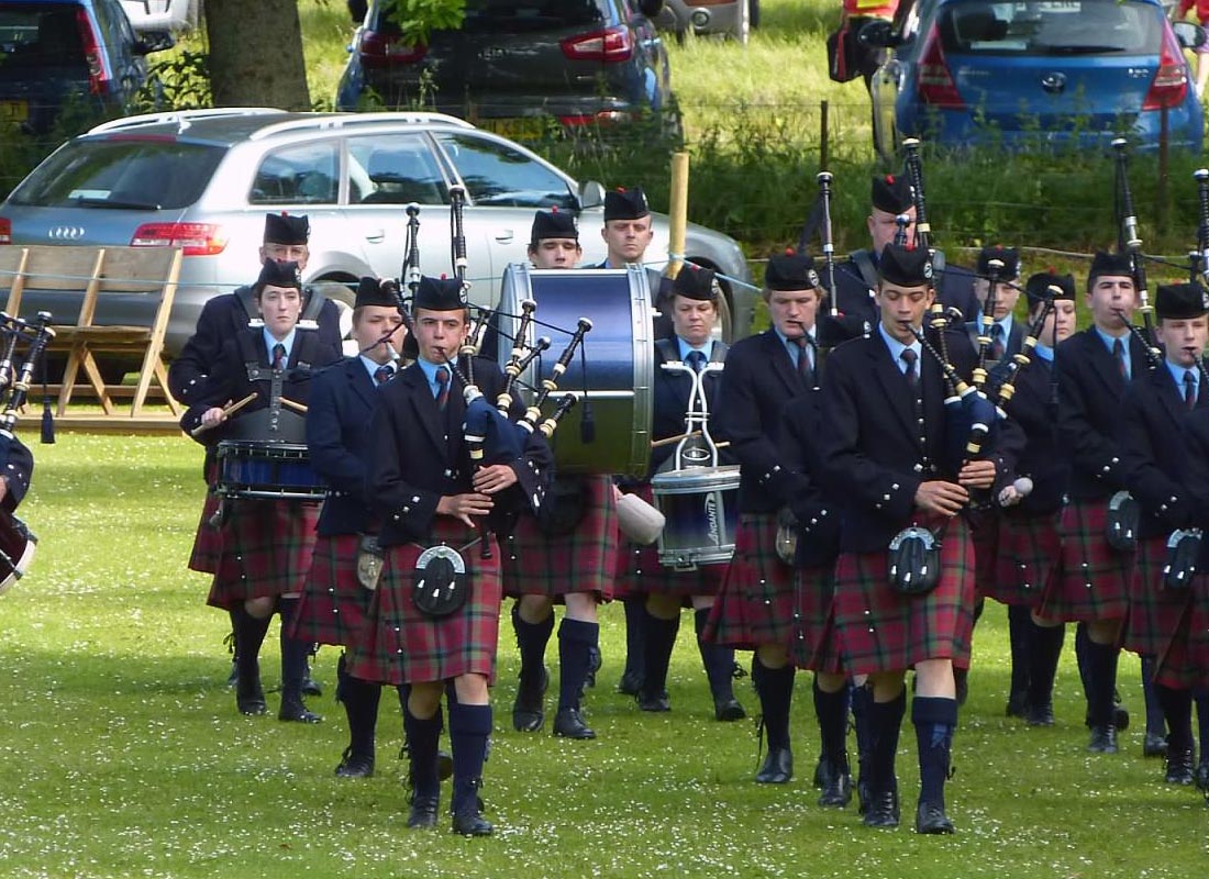 The Vale of Atholl Pipe Band