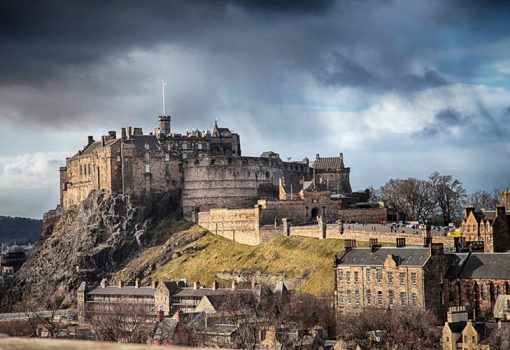 Edinburgh Castle from the National Museum of Scotland